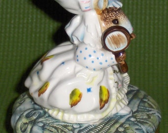 s*o様 Beatrix potter antique objects Vintage 1978 Beatrix Potter Lady Mouse Music Box by Schmid - Etsy