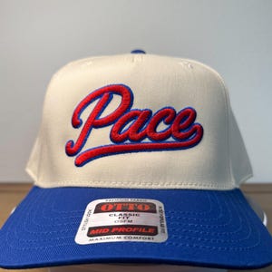Pace, Florida Script Embroidered Hat