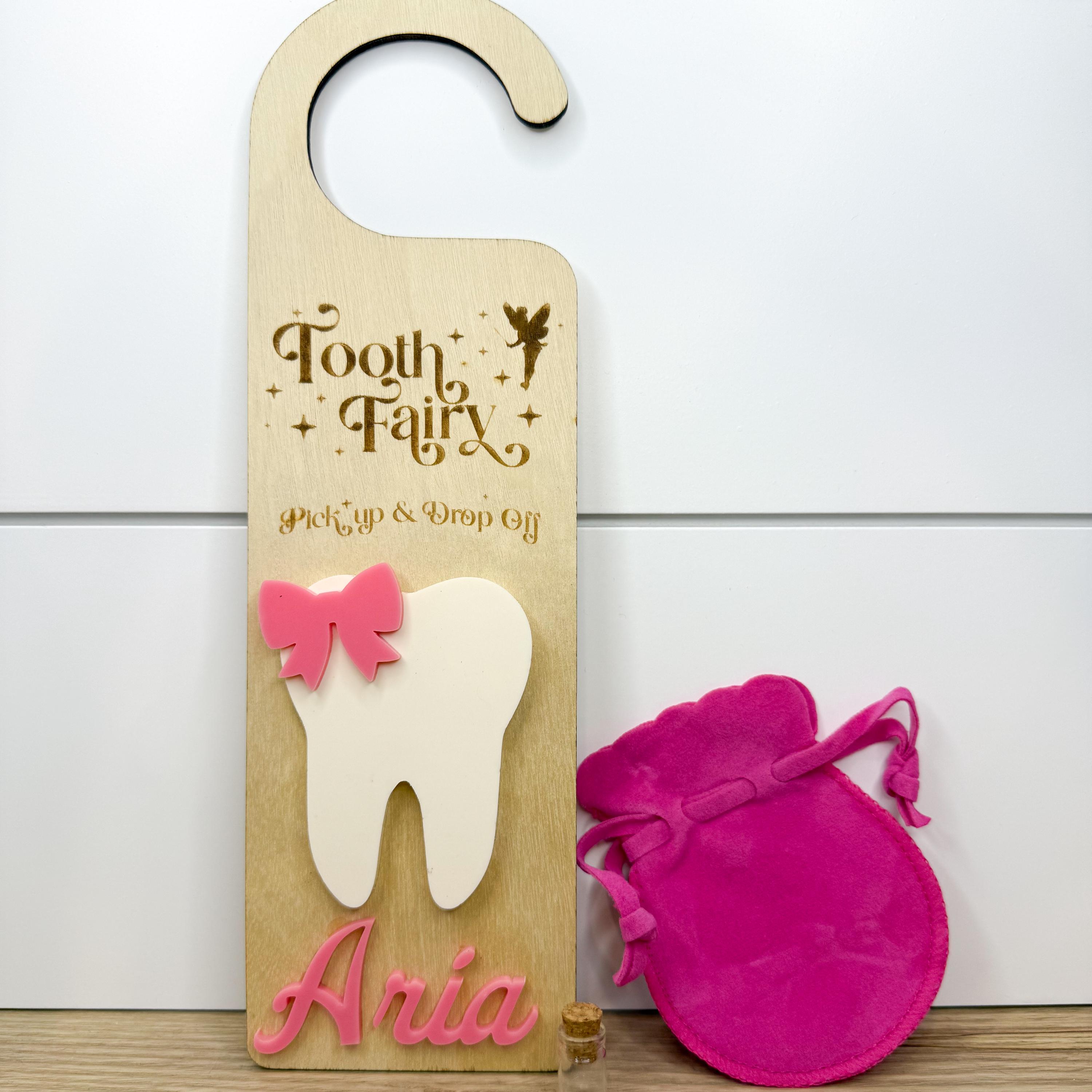 Personalized Tooth Fairy Door Hanger - Etsy