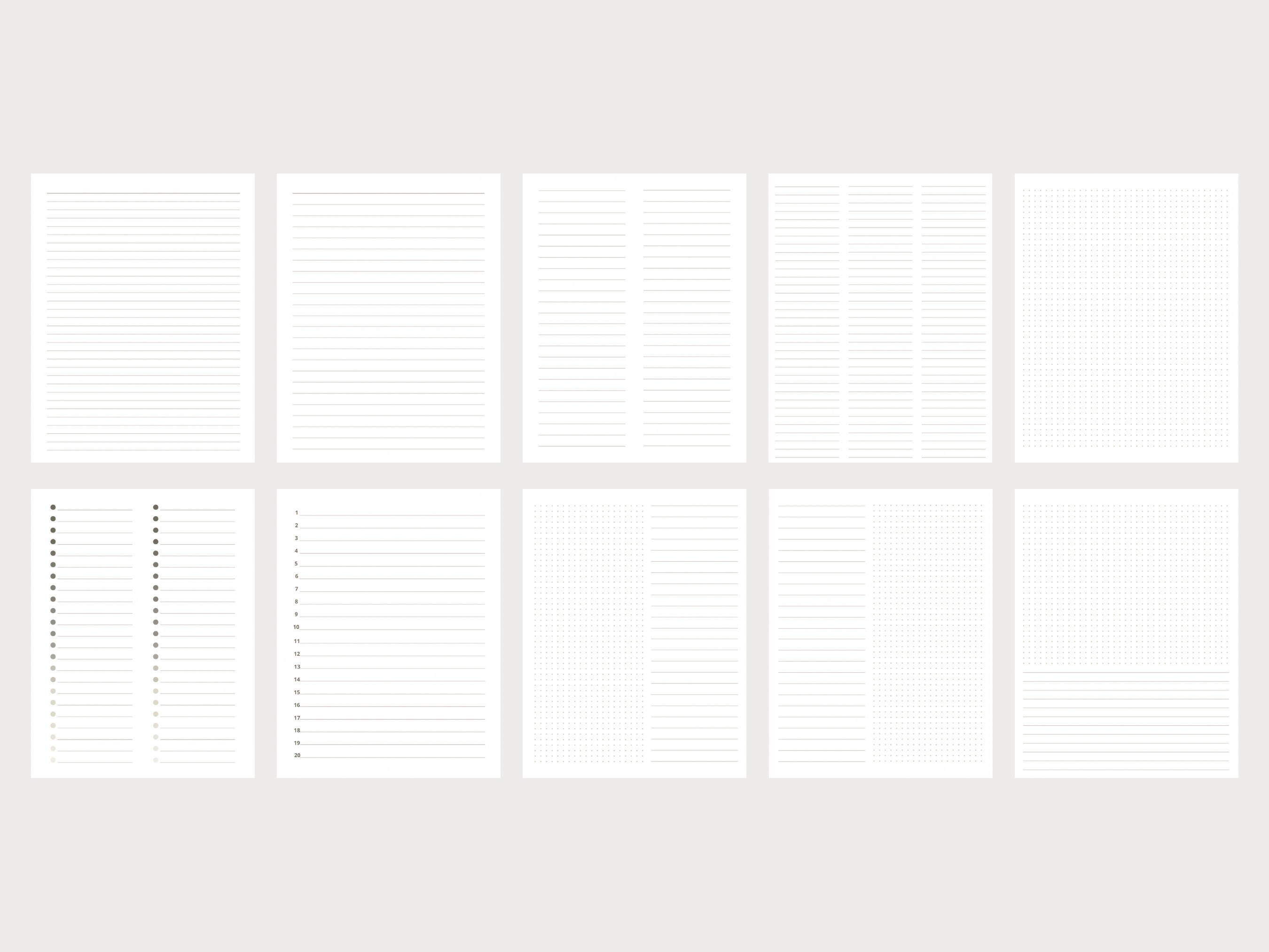 Notes Template, Digital Note Templates, Blank Note Templates, Goodnotes ...