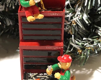Sears Craftsman Tool Chest c1995 1st Edition Original Mr.Christmas Tag
