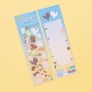 Various Kittens Deco Sticker | Korean Journaling Sticker | Kpop Polco Photocard Sticker