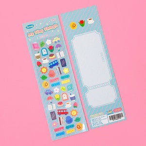 My Tiny Things Deco Sticker | Korean Journaling Sticker | Kpop Polco Photocard Sticker