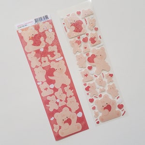 Heart Kobi Deco Sticker | Korean Journaling Sticker | Kpop Polco Photocard Sticker