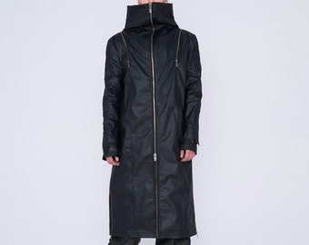 LUNAR Men Zipped Long Jacket
