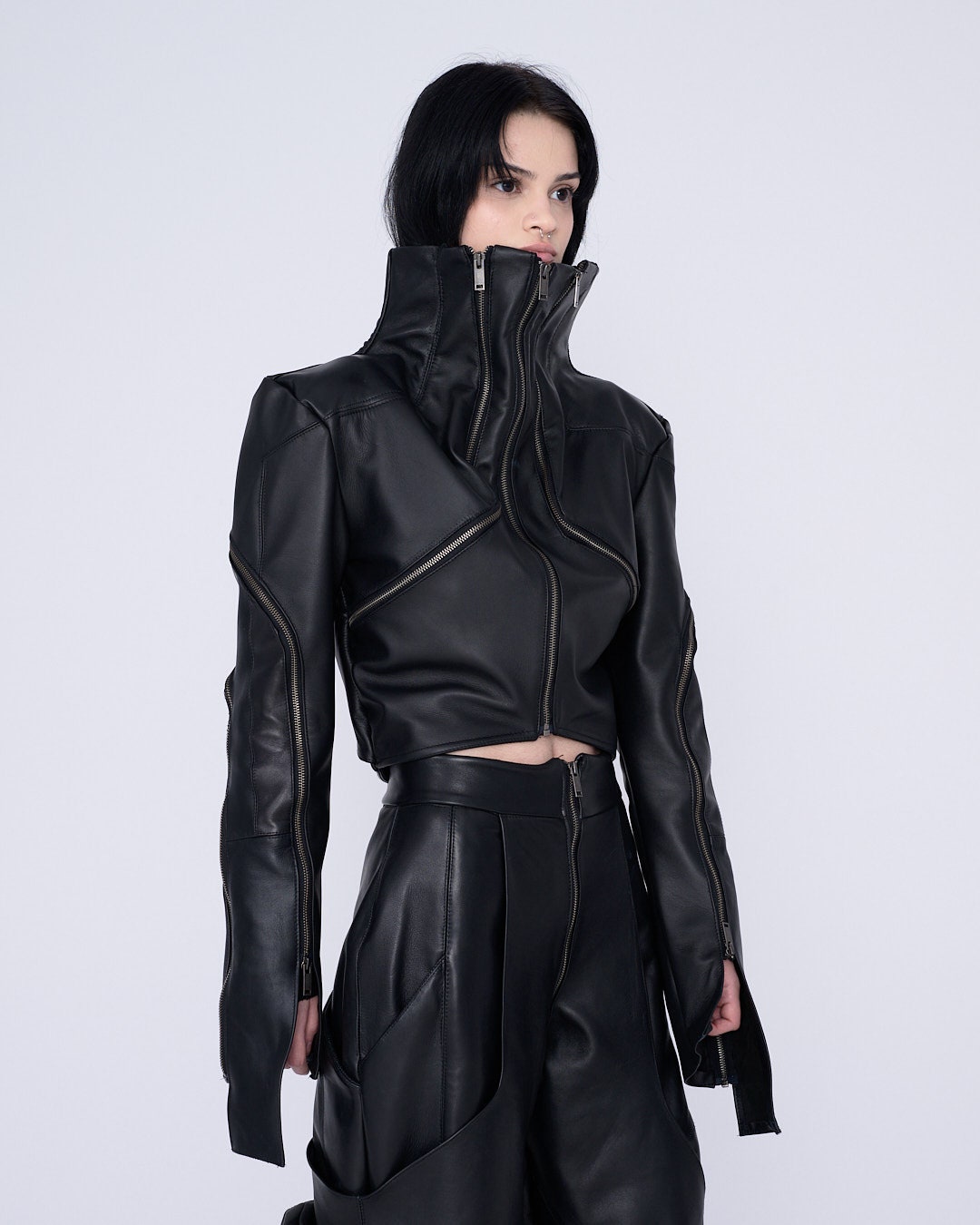 一番の Women Leather Jacket - Etsy ジャケット・アウター