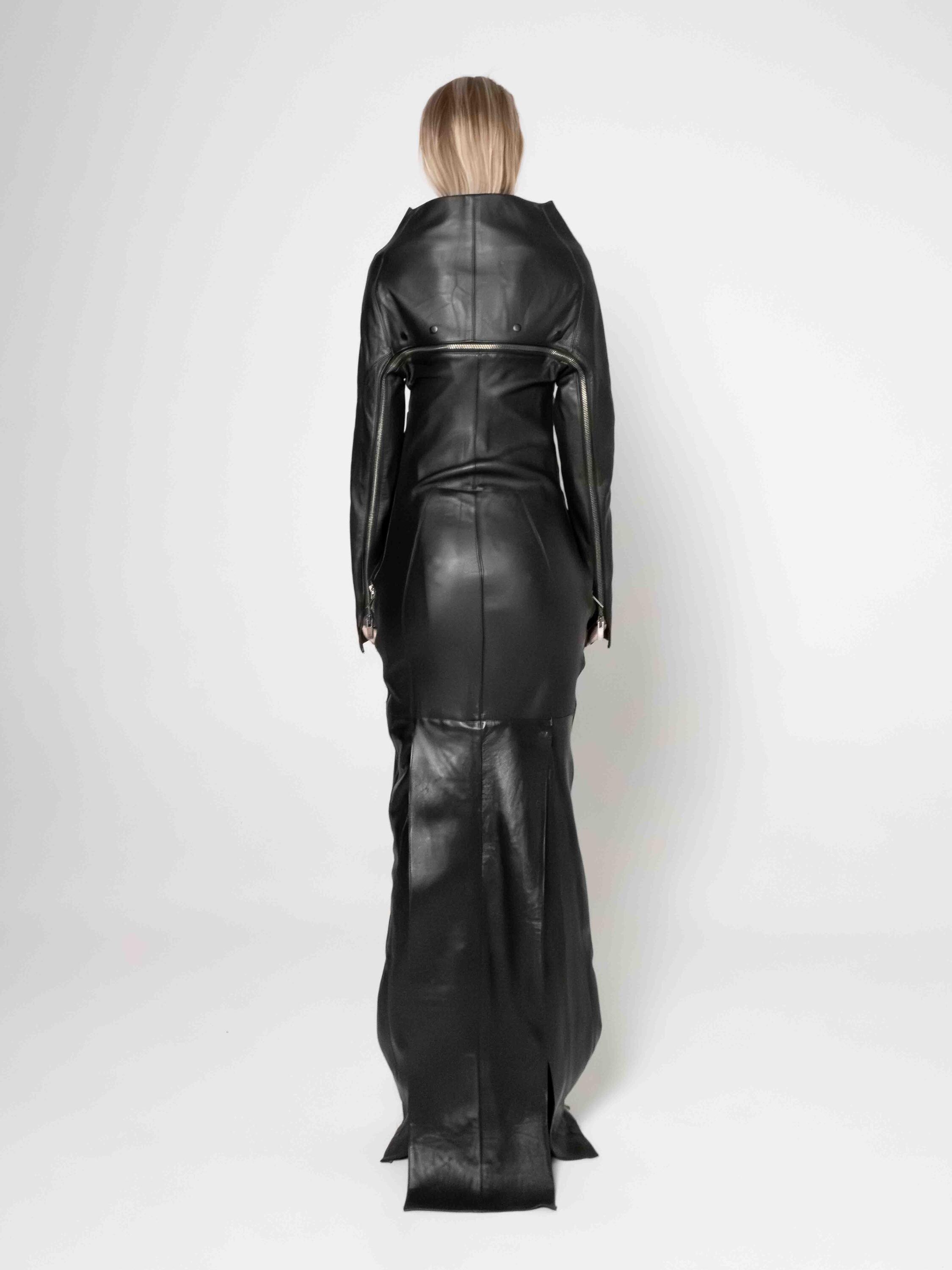 knee length dresses for ladies Einsley Leather Jacket – Retrofete main image 1