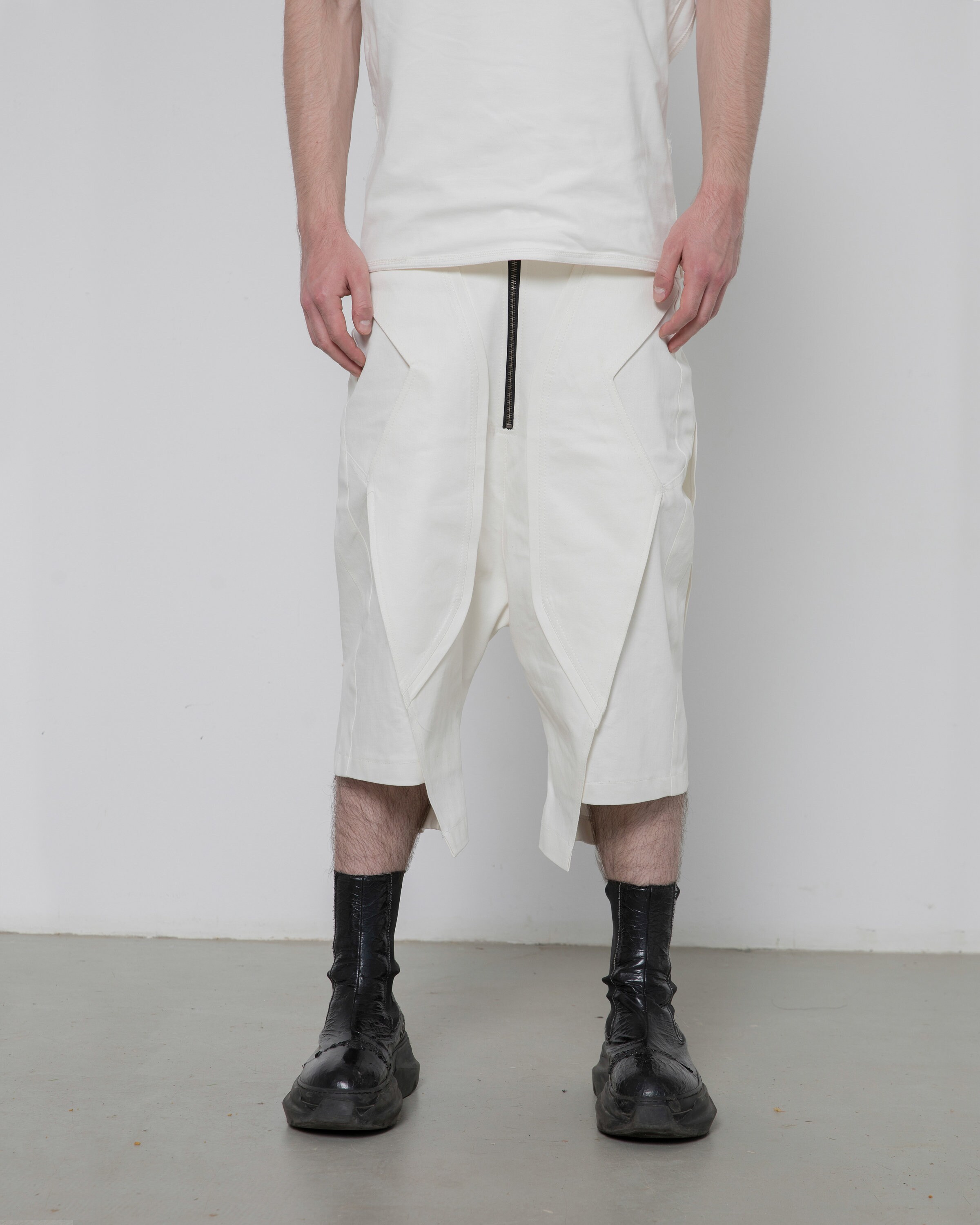 Flight denim Short Pants
