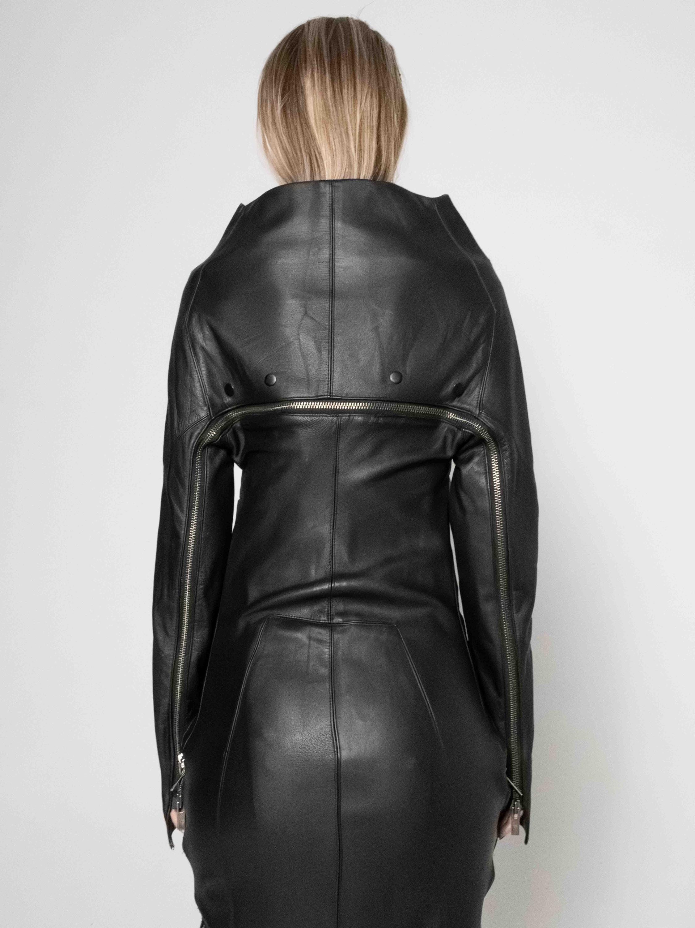 faux leather hoodie dress Joyful Faux Leather Dress – The Pretty Fox Boutique LLC main image 1