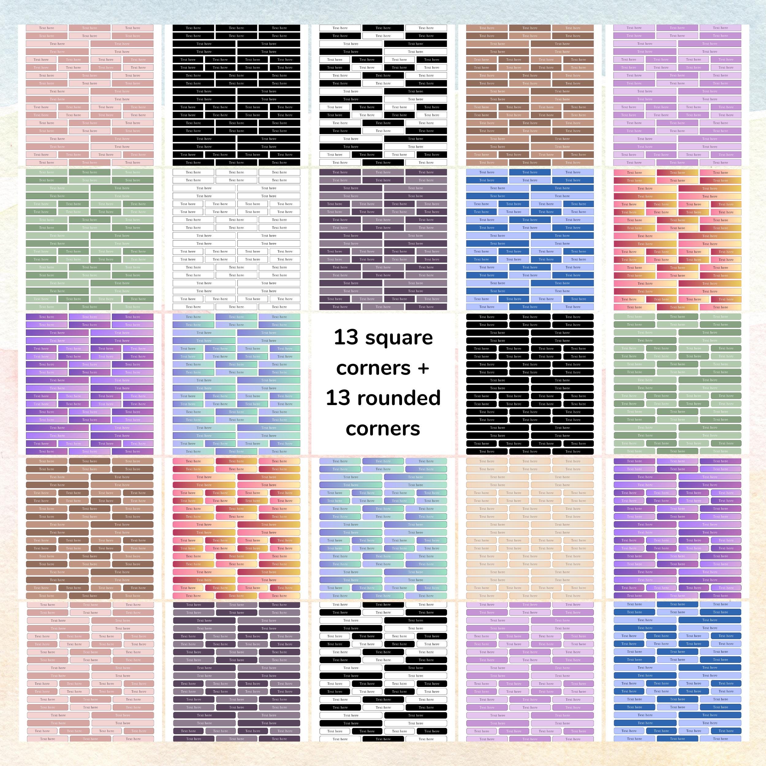 Canva Word Strip Templates: Junk Journal Supplies (digital Download) - Etsy