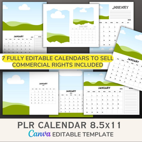 Sell Calendar Mockup Etsy Sell Calendar Mockup Etsy