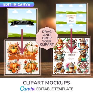 Maquetas de imágenes prediseñadas de Canva para vendedores de Etsy: ¡cree fácilmente sus imágenes de listado con plantillas simples de arrastrar y soltar!
