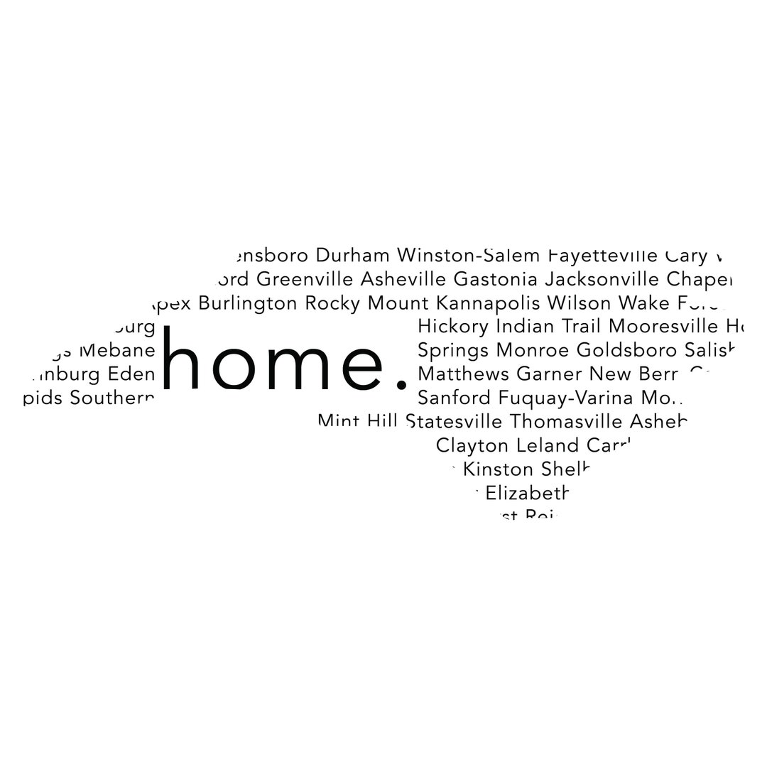North Carolina Svg, North Carolina Cities, North Carolina Art, USA Svg