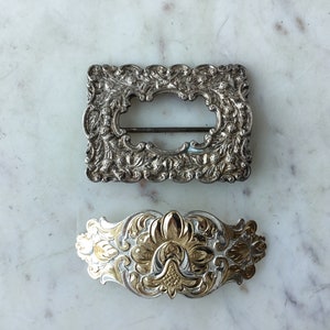 Vintage Silver Buckles
