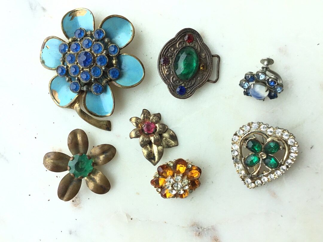 Vintage Mid Century Mod Pins and Components - Etsy