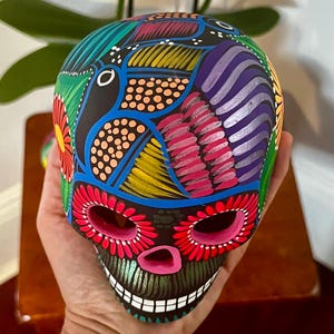 Day of the Dead Sugar Skull [Choose Color] Dia de Muertos Calavera Mexican Calavera Red Skull Cinco de Mayo Decor Skull Art