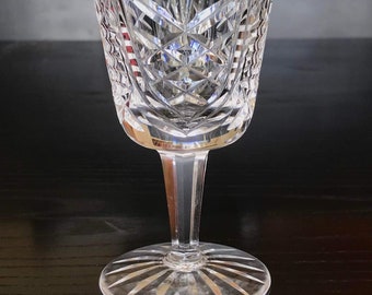 Waterford “Clare”cut crystal port glass