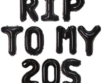 RIP To My 20s Balloons: 30th Birthday Party Decor