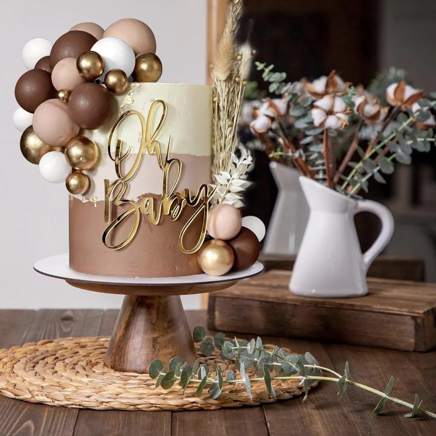Decorazione torta compleanno con palloncini, decorazione torta mini