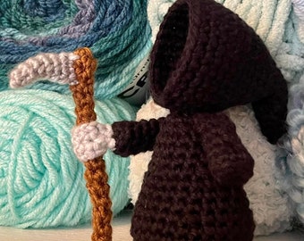 PATTERN ONLY ***** Mini Grim Reaper Crochet Pattern