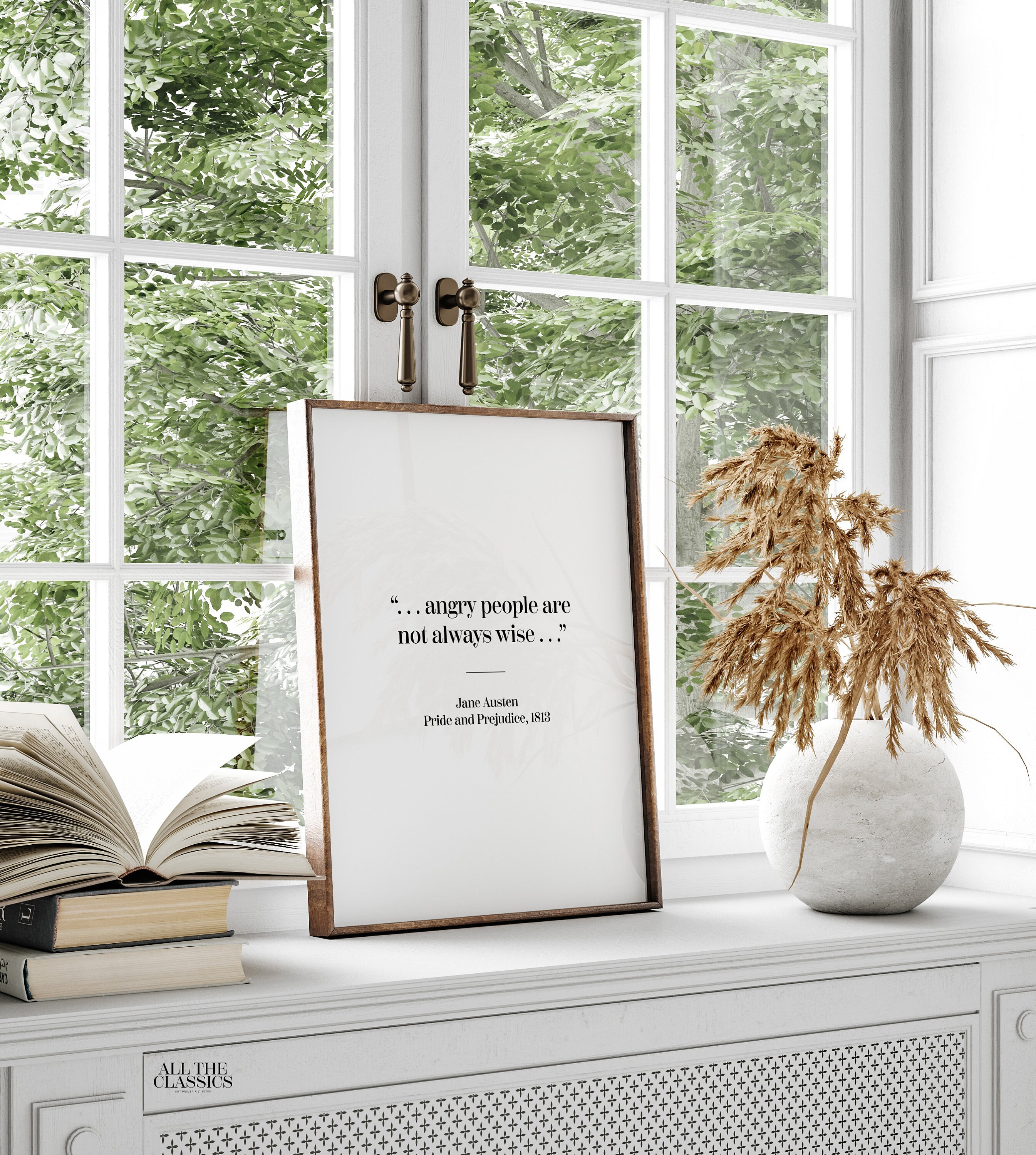 Book Quote Art Print | Printable Wall Art | Minimalist Literary Print ...