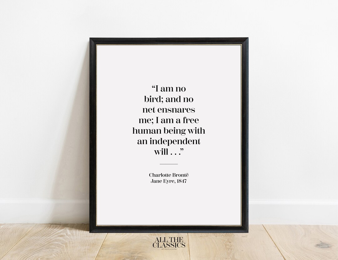 Book Quote Art Print Printable Wall Art Minimalist Literary Print
