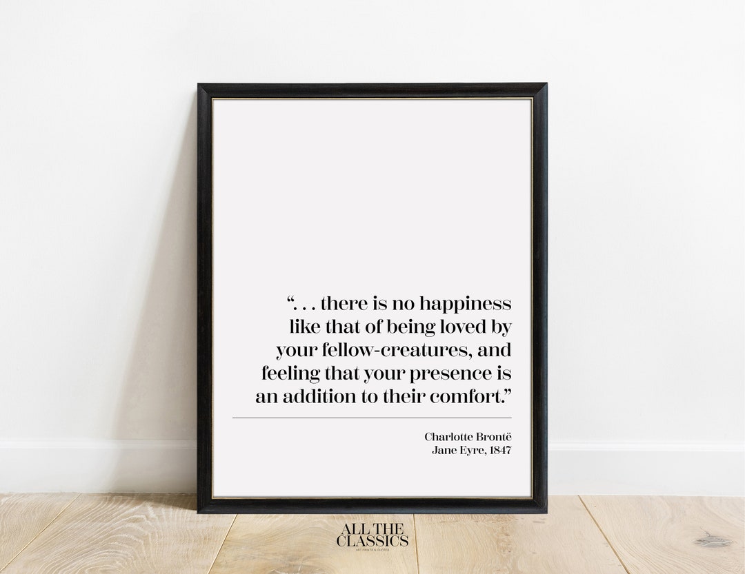 Book Quote Art Print Printable Wall Art Minimalist Literary Print