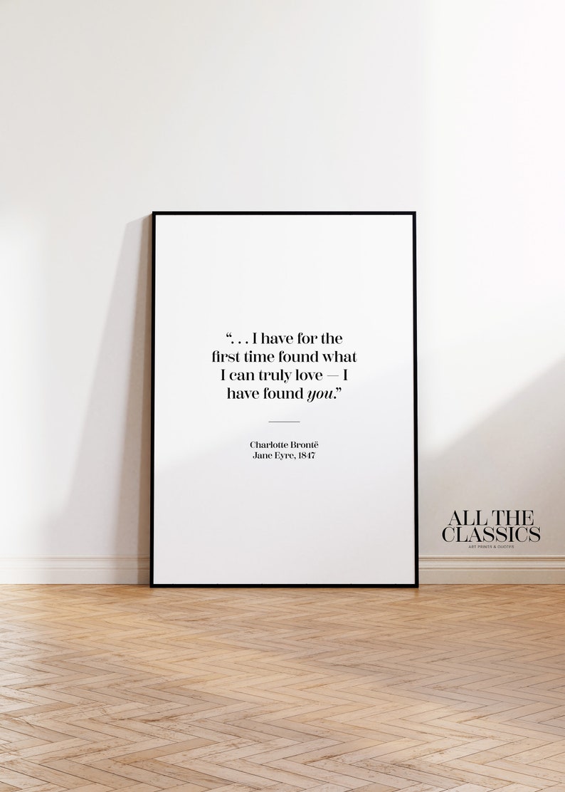 Book Quote Art Print Printable Wall Art Minimalist Literary Print ...
