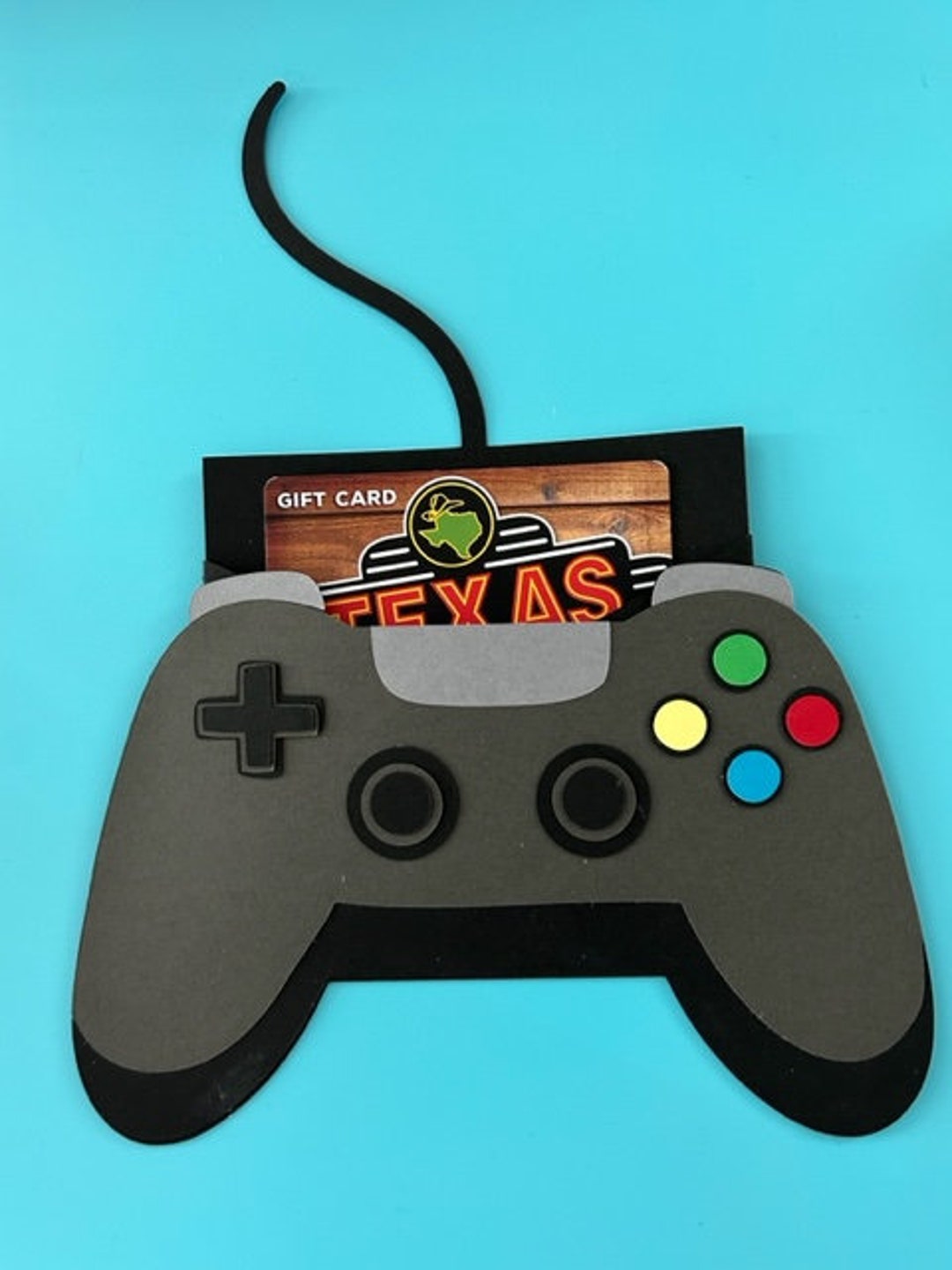 Video Game Controller Gift Card Holder Etsy