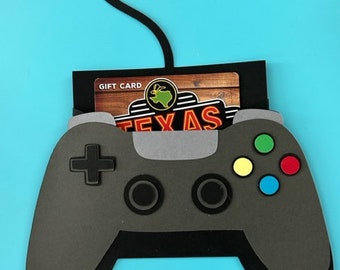 Video Game Controller Gift Card Holder