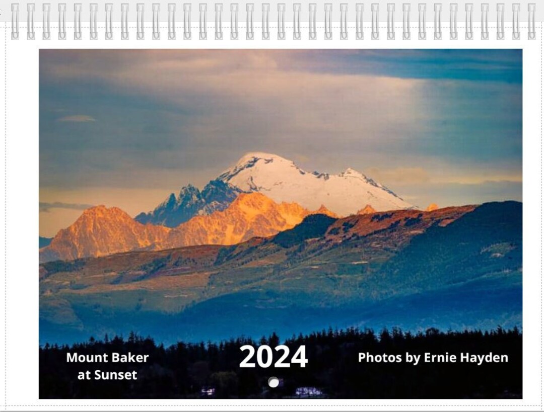 2024 Photo Calendar Landscape and Bird Photos From Anacortes