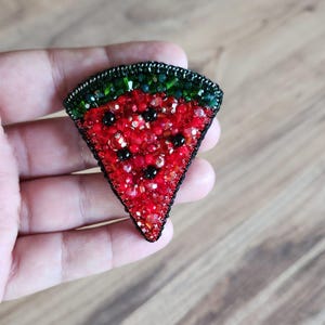 Handmade Watermelon Brooch