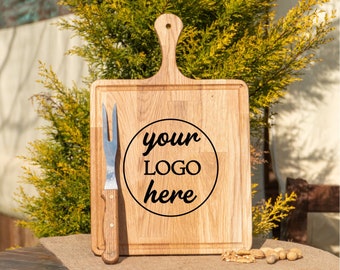 Company Logo Board, Catering Logo, Company Gift, Wooden Cutting Board, Custom Cutting Board, Bulk Cutting Board, Logo Cutting Board