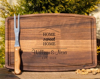 Personalized Cutting Board, Engraved Cutting Board, Housewarming Gift, House Warming Gift, New Home Gift, First Home Gift, Realtor Closing