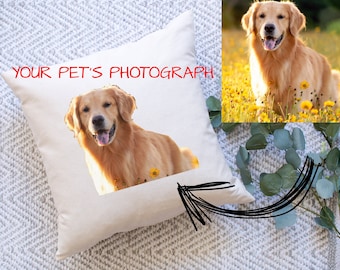 Cat Pillow Cover, Pet Portrait Pillow, Pet Pillow Cover, Custom Pet Pillow, Custom Pet Photo, Personalized Pet, Dog Pillow, pet memorial