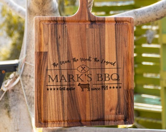 Personalized BBQ, Custom Steak Board, Grill Master Gift, Grilling Tools, Charcuterie Boards, Custom Cutting Board, Gift For Him, Anniversary
