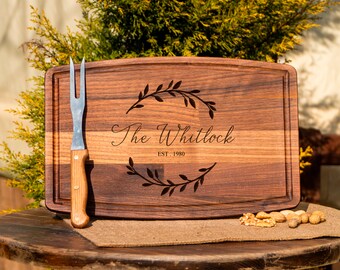 Walnut Cutting Board, Bread Board, Custom Gift, Custom Cheese Board, Chopping Board, Personalized Gift, Charcuterie Boards,Oak Cutting Board