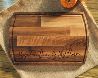 Personalized Cutting Board, Custom Cutting Board, Charcuterie Boards, Custom Wedding Gift, Wedding Gift, Engagement Gift For Couples