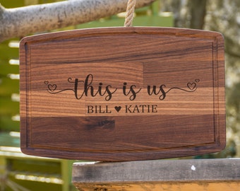 Engraved Cutting Board, Personalized Cutting Board, Personalized Kitchen, Engraved Board, Kitchen Gift, Housewarming, Monogram Cutting Board