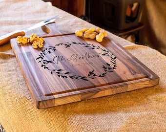 Charcuterie Boards, Personalized Cutting Board, Engagement Gift For Couple, Wedding Gift, Couple Cutting Board, Custom Cutting Board