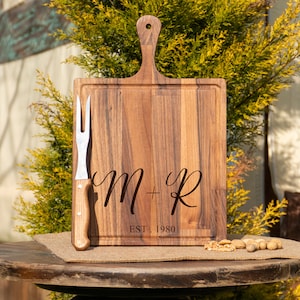 Couple Cutting Board, Custom Cutting Board, Custom Gift, Wooden Cutting Board, Gift For Couple, Custom Cheese Board, Personalized Gift,