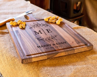 Charcuterie Board, Personalized Cutting Board, Custom Cutting Board, Engagement Gift, Anniversary Gift, Wedding Gift, Engraved Cutting Board