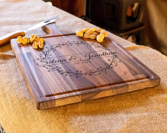 Personalized Cutting Board - Custom Cutting Board, Engraved Cutting Board, Wedding Gift, Housewarming Gift, Anniversary Gift