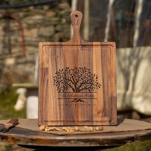Personalized Cutting Board Family Member, Charcuterie Board, Family Tree Cutting Board, Family Gift, House Warming Gift, New Home Gift