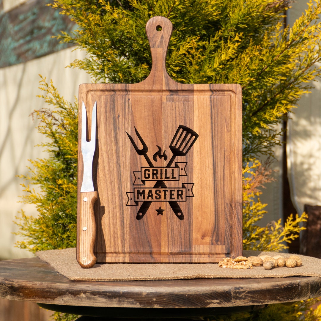 Bbq Dad Gift, Meat Cutting Board, Bbq Cutting Board, Personalized Bbq