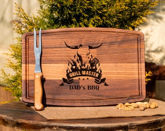 Bbq Cutting Board, Bbq Carving Board,  Bbq Dad Gift,  Bbq Gift,  Meat Board, Meat Cutting Board, Grill Accessories, Grilling Tools,