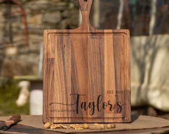 Charcuterie Board, Personalized Cutting Board, Anniversary Gift, Wedding Gift, Engraved Cutting Board, Custom Cutting Board, Engagement Gift