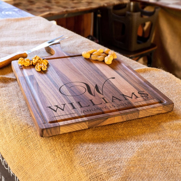 Charcuterie Board, Personalized Cutting Board, Custom Cutting Board, Initial Chopping Board, Engraved Cutting Board, Custom Wedding Gift