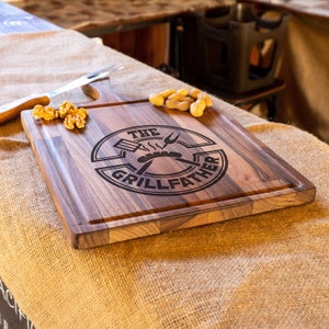 Fathers Day Gift, Personalized Cutting Board, Grilling Gift, Grill Master Gift, Gift For Dad, BBQ Cutting Board, Custom Serving Board, BBQ
