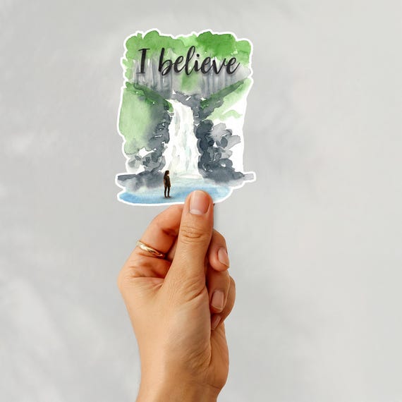 I Believe Sticker | TV Show Nostalgia | Eleven | Season 5 | Waterfall Sticker